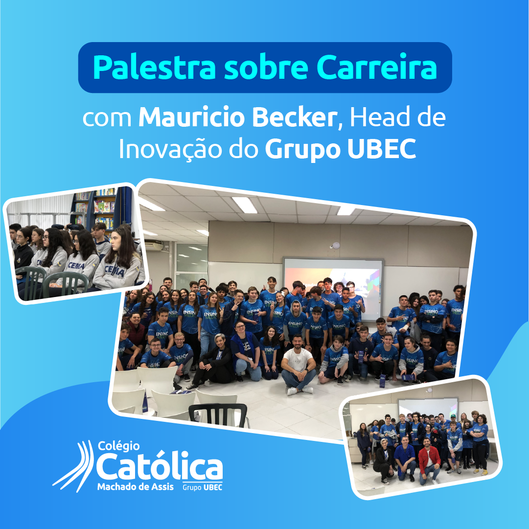 Alunos do 9º ano participam de Palestra sobre carreira com Mauricio 