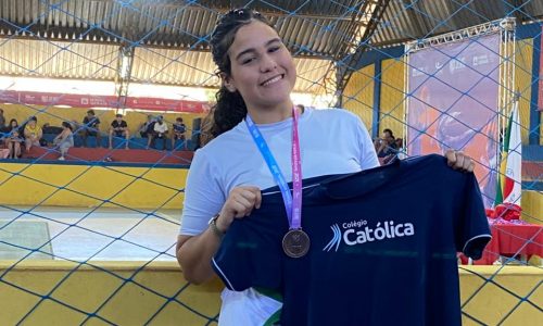 Estudante do Colégio Católica Padre de Man conquista 3º lugar no Judô durante o JEMG 2025